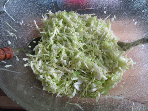 Schrats Krautsalat, eine leckere Grillfleischbeilage