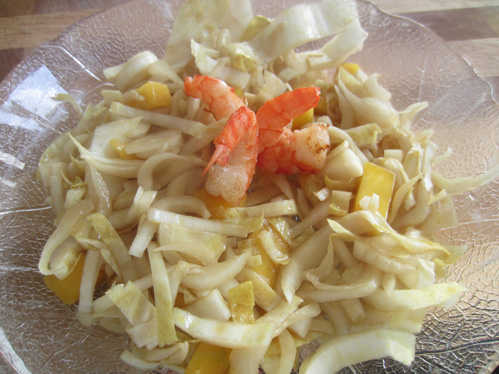 Chicorée-Mango-Salat